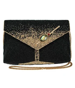 Unique Vintage Prom Accessories|Homecoming Accessories>Mary Frances Olive You Crossbody Clutch