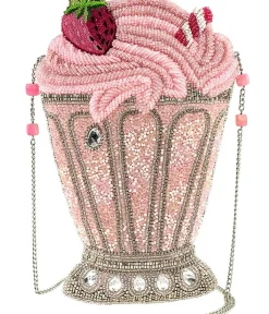 Unique Vintage Novelty Bags>Mary Frances Shake It Up Milkshake Crossbody Bag