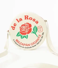 Unique Vintage Novelty Bags>Mexican Mazapan Leatherette Crossbody Bag