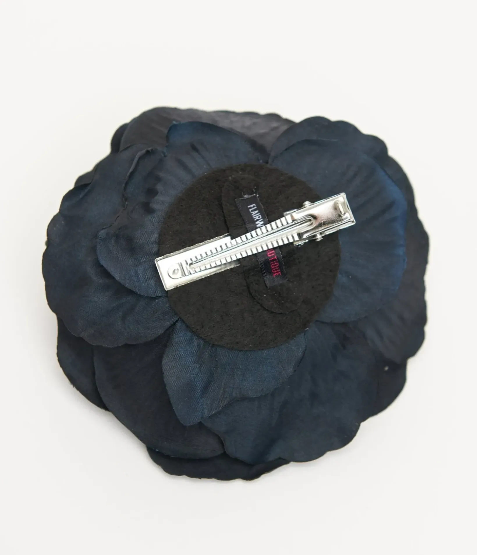 Unique Vintage Hair Clips>Midnight Rose Hair Flower