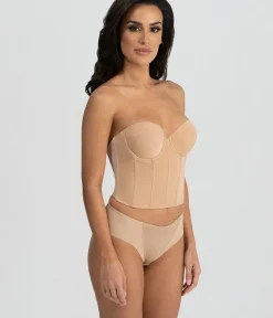 Unique Vintage Special Occasion|Prom Accessories>Mocha Backless Strapless Brie Bridal Bra