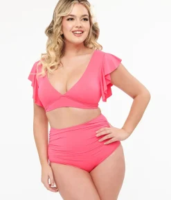 Unique Vintage Two Piece Swim|Summer Vacation><noscript><img width=