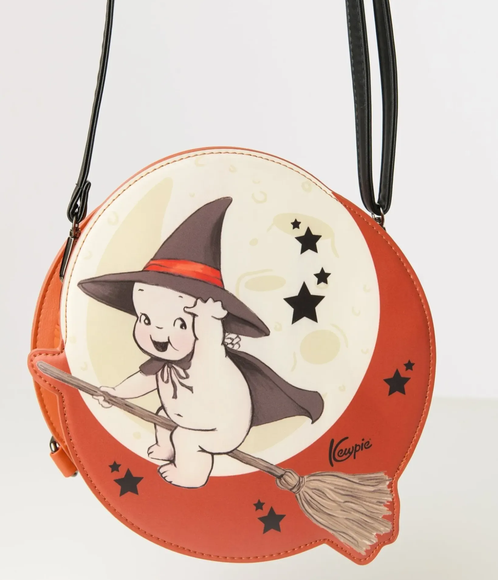 Unique Vintage Novelty Bags>Oblong Box Shop Vintage Kewpie Witch Crossbody Bag