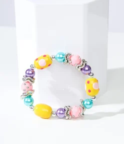 Unique Vintage Bracelets>Pastel Easter Egg Bracelet