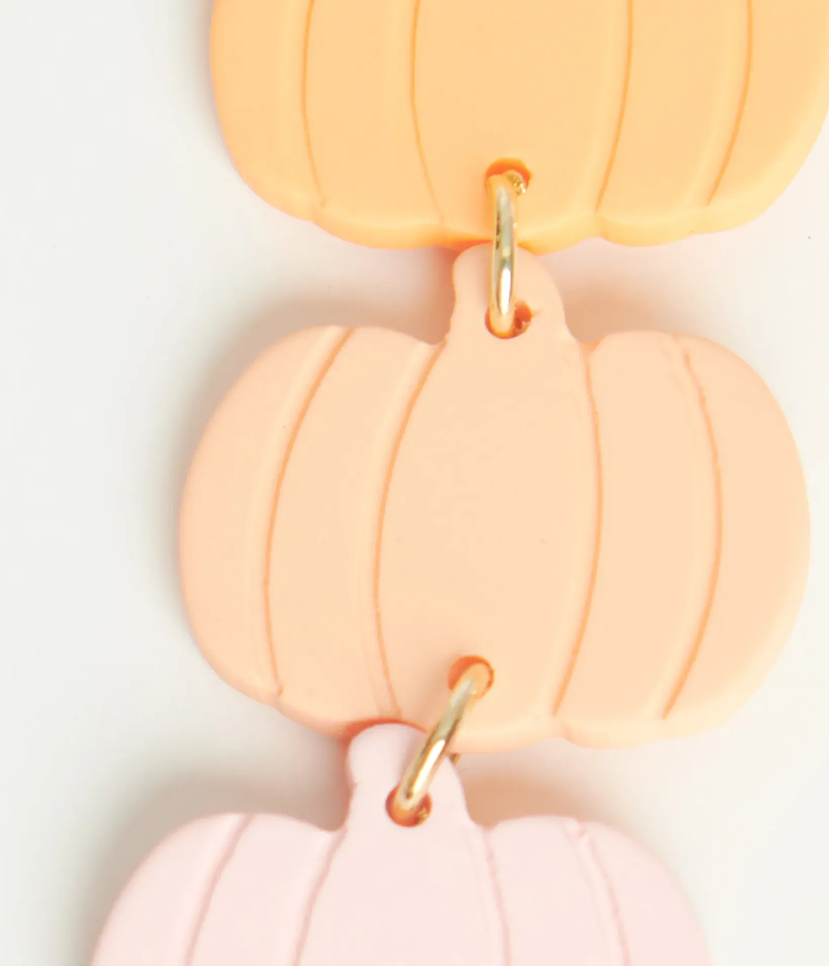 Unique Vintage Halloween|Earrings>Pastel Pumpkin Drop Earrings