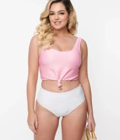 Unique Vintage Swim Bottoms|All Things Pink><noscript><img width=