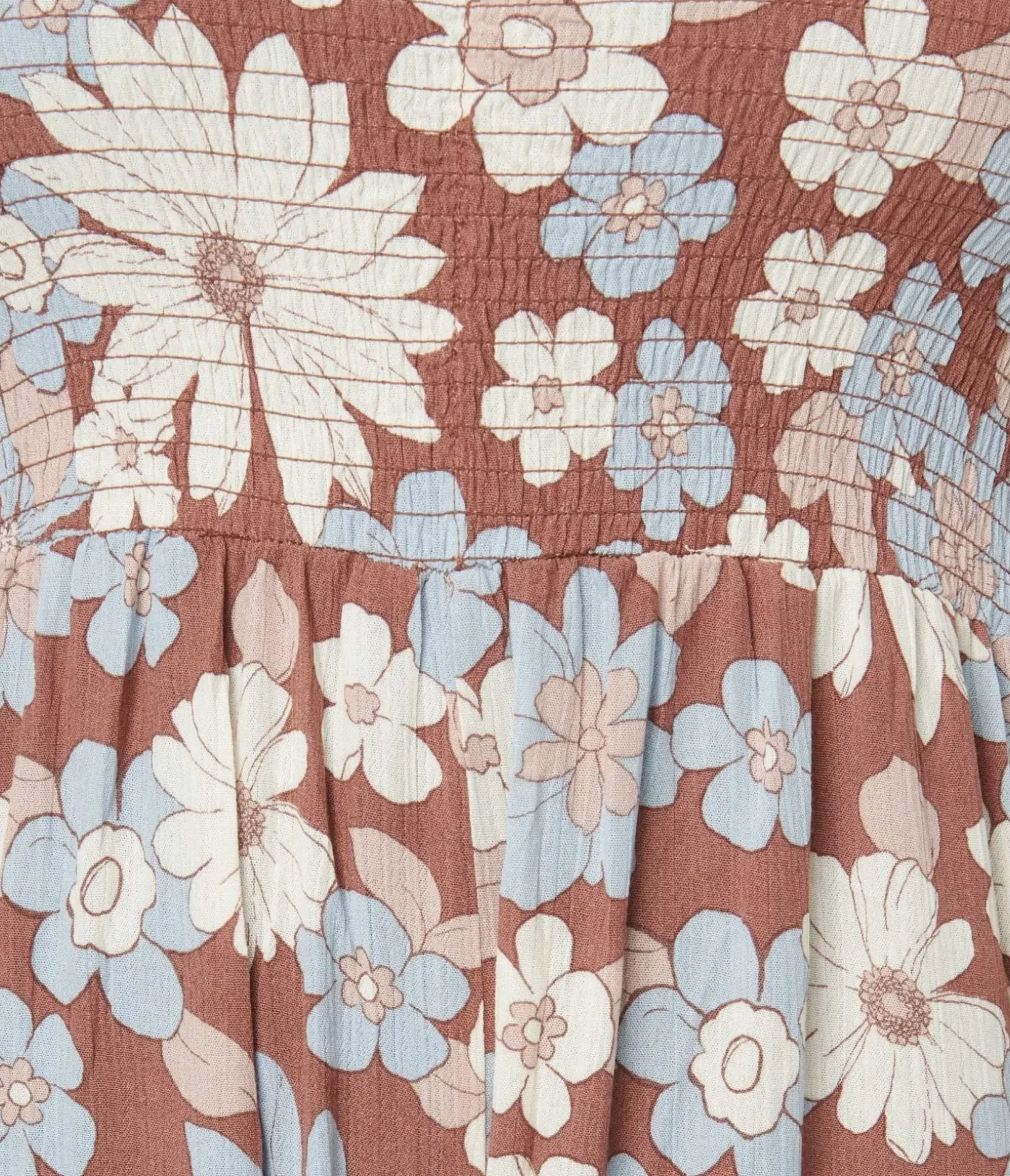 Unique Vintage Rompers & Jumpsuits|Rompers & Jumpsuits>Plus Size Brown & Muted Florals Off The Shoulder Jumpsuit