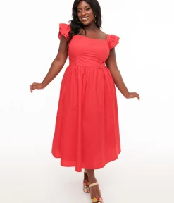 Unique Vintage Midi|Everyday Dresses><noscript><img width=