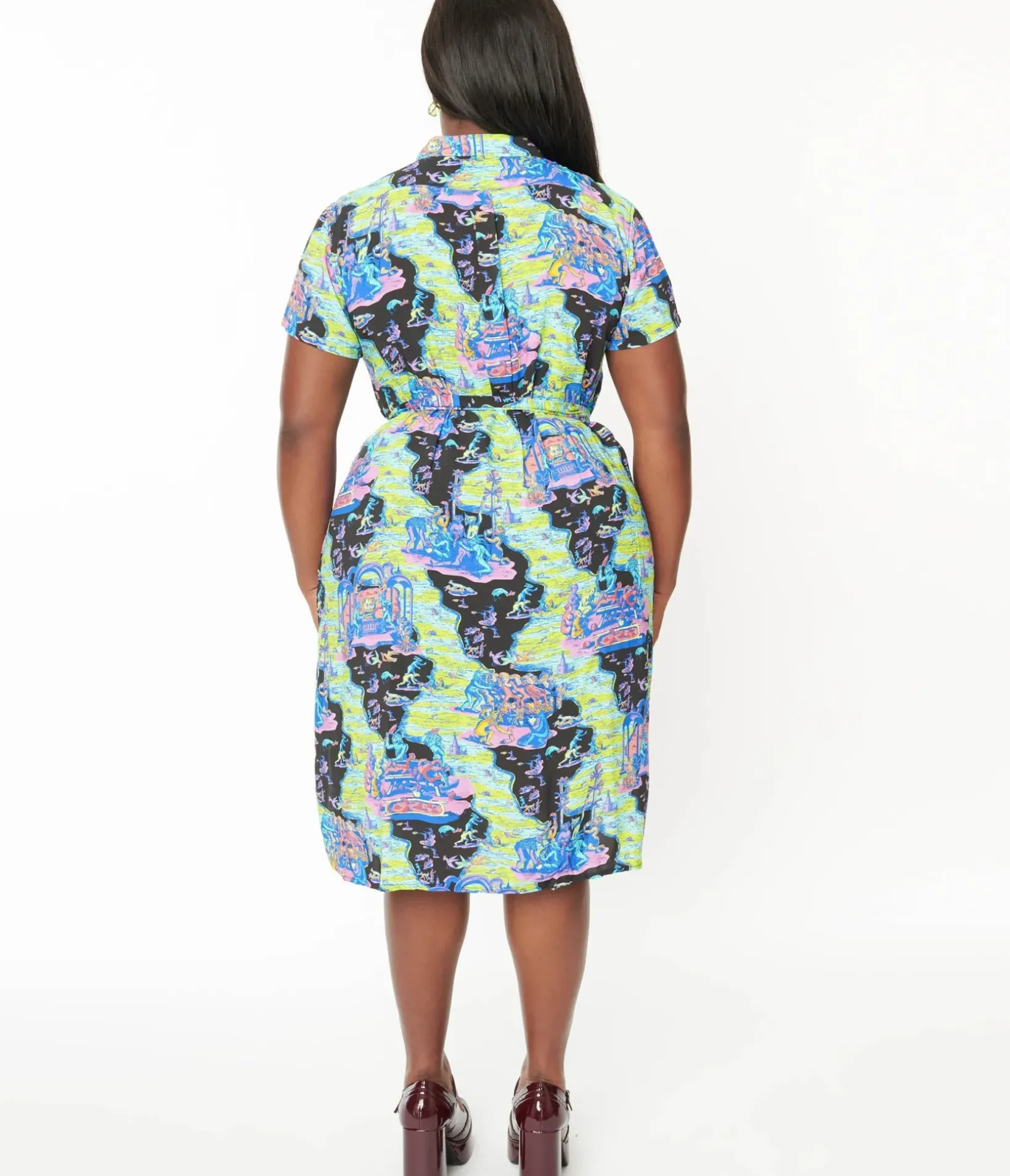 Unique Vintage Everyday Dresses>Pretty Snake Ritual Night Shirt Dress
