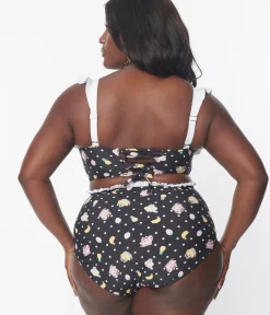 Unique Vintage Two Piece Swim|Swim Bottoms><noscript><img width=