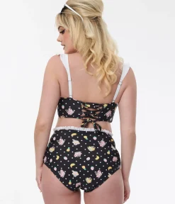 Unique Vintage Swim Bottoms|Two Piece Swim><noscript><img width=