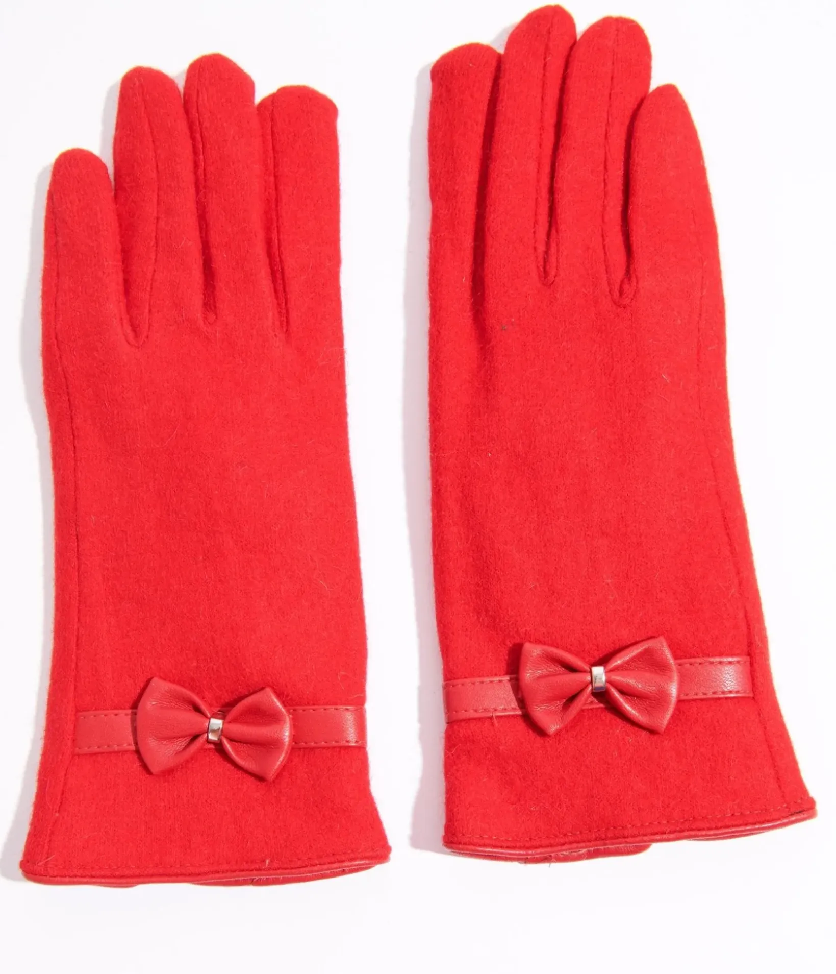 Unique Vintage All Things Red|Gloves & Scarves>Red Wool Texting Gloves