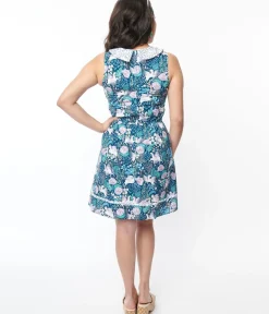 Unique Vintage Fit & Flare|Pocket Dresses><noscript><img width=