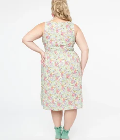 Unique Vintage Fit & Flare|Pocket Dresses><noscript><img width=
