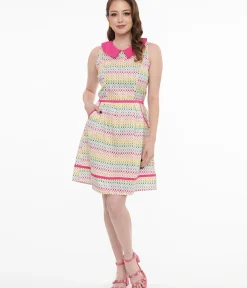 Unique Vintage Fit & Flare|Pocket Dresses><noscript><img width=