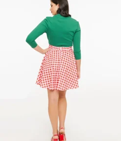 Unique Vintage Skirts|All Things Red><noscript><img width=