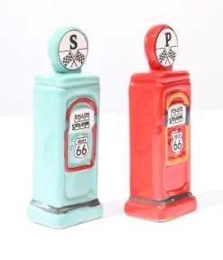 Unique Vintage Gift Under $20>Road Trip Gas Pumps Salt & Pepper Set