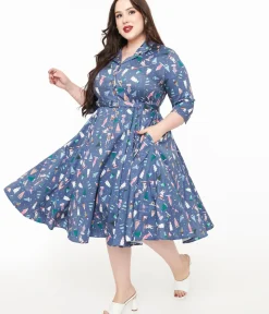Unique Vintage Midi|Pocket Dresses><noscript><img width=