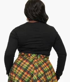 Unique Vintage Blouses|Blouses>Royal Monk Plus Size 1950s Red Button Up Celia Blouse