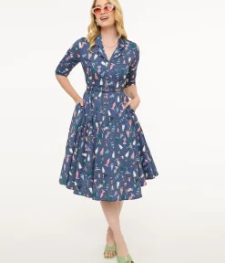 Unique Vintage Midi|Pocket Dresses><noscript><img width=