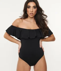 Unique Vintage One Piece Swim><noscript><img width=
