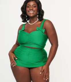 Unique Vintage Two Piece Swim|Swim Tops><noscript><img width=