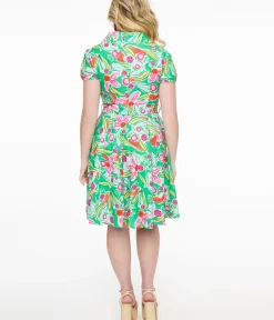 Unique Vintage Fit & Flare|Pocket Dresses><noscript><img width=