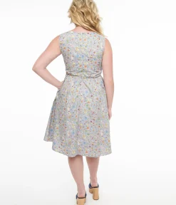 Unique Vintage Fit & Flare|Pocket Dresses><noscript><img width=