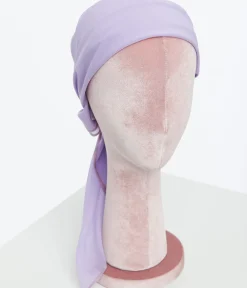 Unique Vintage Hair Scarves|Gloves & Scarves>1950s Lavender Chiffon Hair Scarf