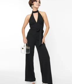 Unique Vintage Rompers & Jumpsuits|Rompers & Jumpsuits>Smak Parlour Black Glamour Goddess Jumpsuit