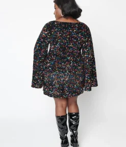 Unique Vintage Fit & Flare|Pocket Dresses><noscript><img width=