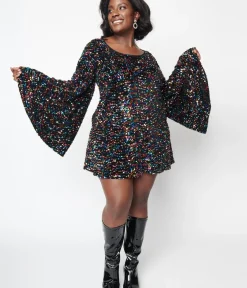 Unique Vintage Fit & Flare|Pocket Dresses><noscript><img width=