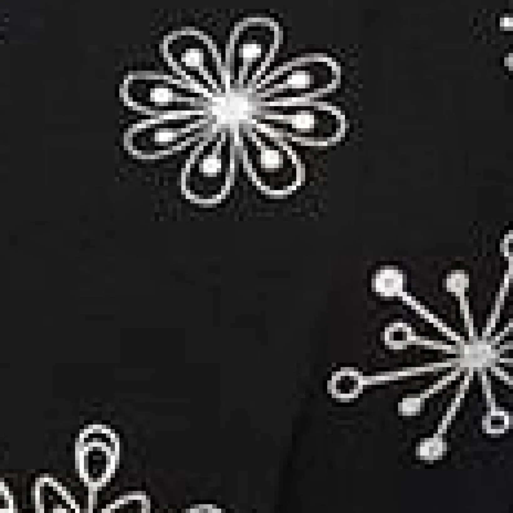 Unique Vintage Fit & Flare|Caftans>Smak Parlour Black & Silver Snowflake Social Climber Caftan