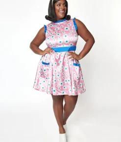Unique Vintage Fit & Flare|Pocket Dresses><noscript><img width=