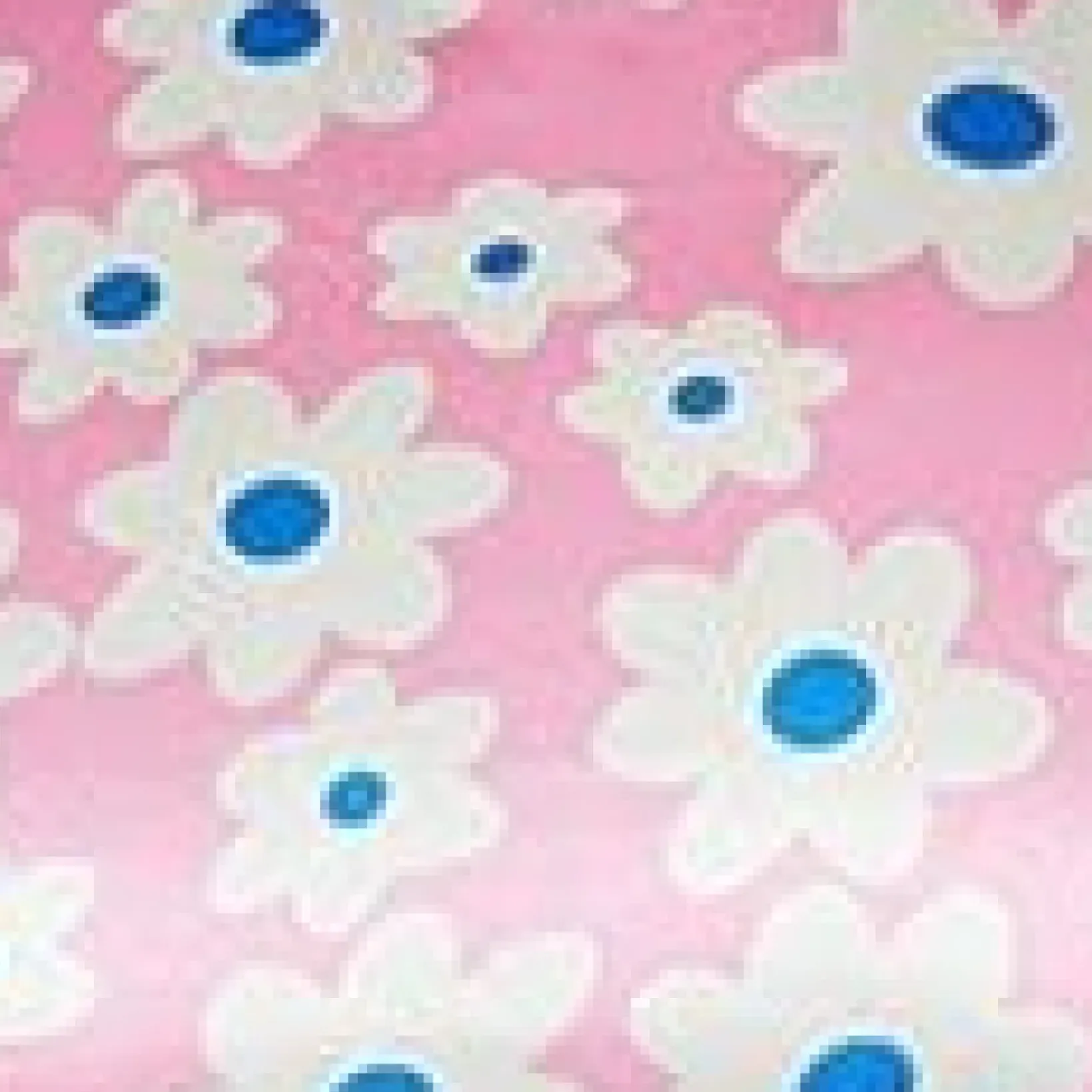 Unique Vintage Fit & Flare|Pocket Dresses>Smak Parlour Plus Size Pink & White Ditsy Floral Happy Hour Flare Dress
