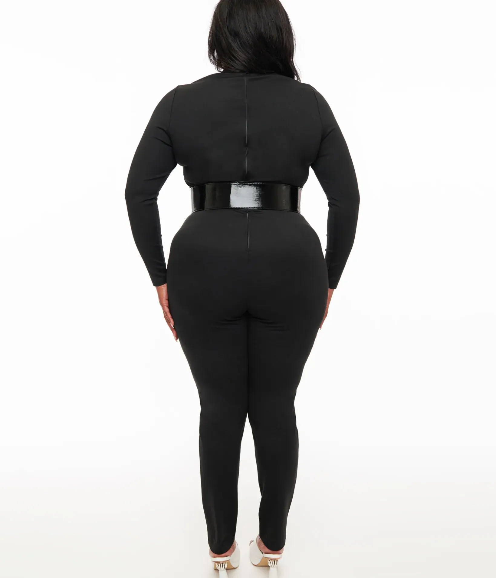 Unique Vintage Rompers & Jumpsuits|Rompers & Jumpsuits>Smak Parlour Plus Size 1960s Black & White Skeleton Glow in the Dark Jumpsuit