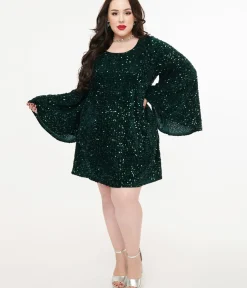 Unique Vintage Fit & Flare|Pocket Dresses><noscript><img width=