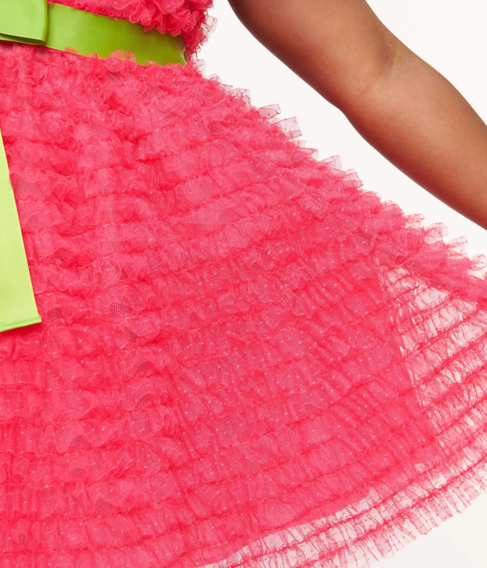 Unique Vintage Babydoll|Babydoll>Smak Parlour Plus Size 1960s Hot Pink Empire Waist Mini Dress