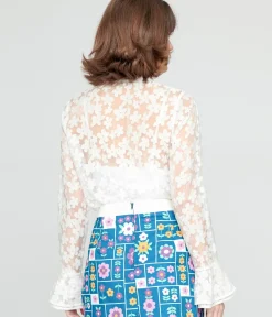 Unique Vintage Blouses|Work Wear><noscript><img width=