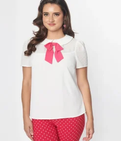 Unique Vintage Blouses|Work Wear><noscript><img width=