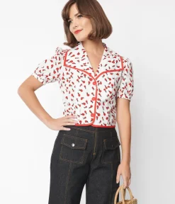 Unique Vintage Blouses><noscript><img width=