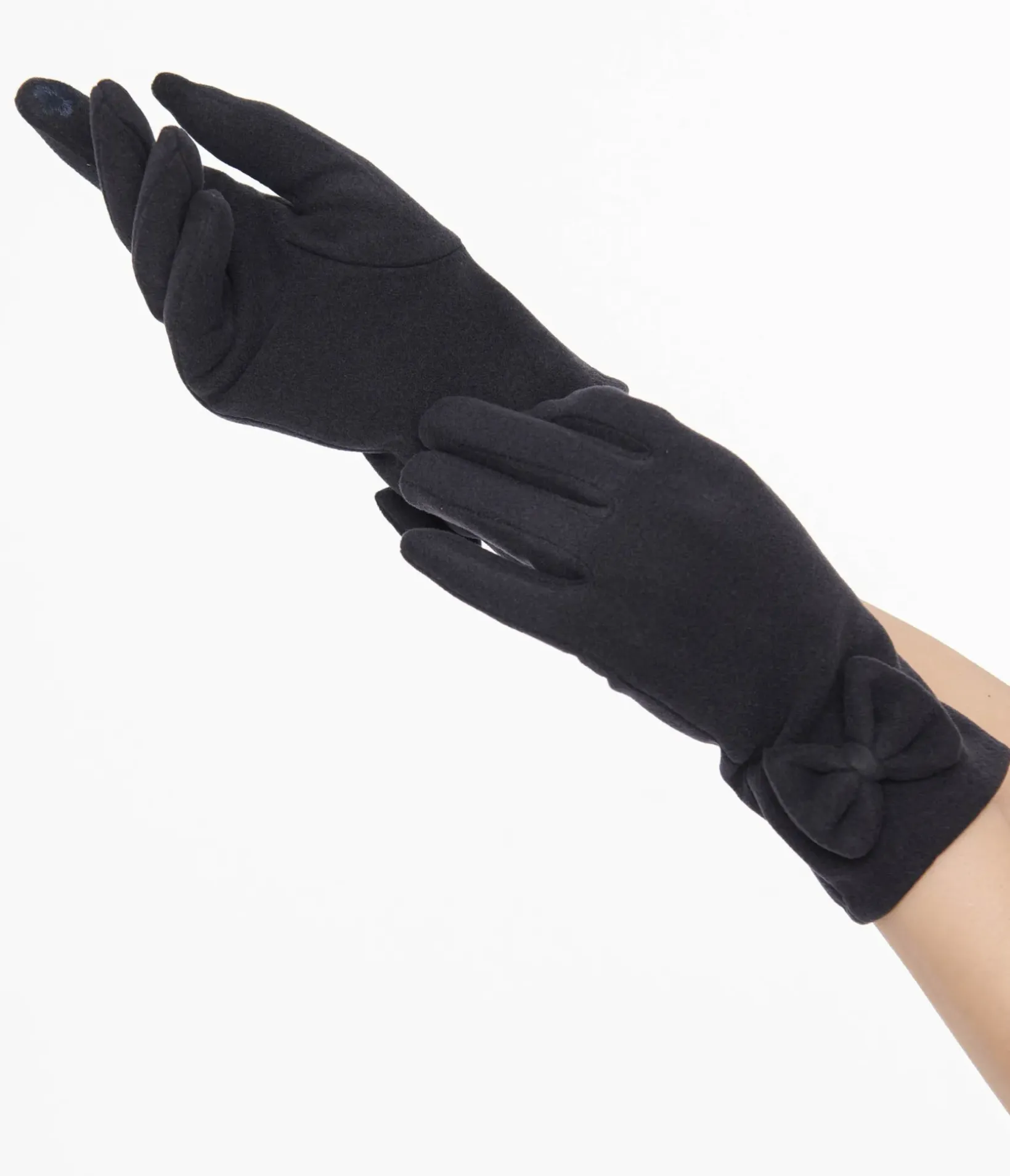 Unique Vintage Disney Bounding|Gloves & Scarves>1950s Navy Bow Gloves