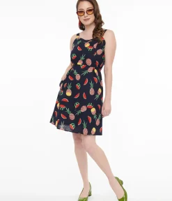 Unique Vintage Fit & Flare|Pocket Dresses><noscript><img width=