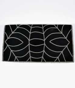 Unique Vintage Novelty Bags>Spider Web Embroidered Clutch