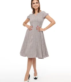 Unique Vintage Fit & Flare|Pocket Dresses><noscript><img width=