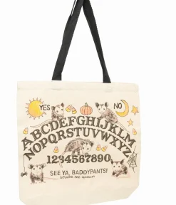 Unique Vintage Novelty Bags|Tote Bags>Spirit Board Opossum Cotton Tote Bag