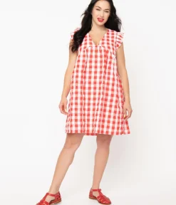 Unique Vintage Everyday Dresses|All Things Red><noscript><img width=