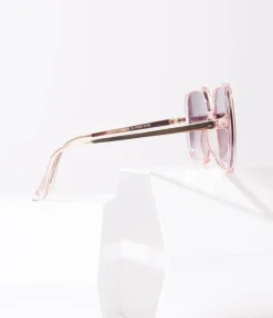 Unique Vintage All Things Pink|Sunglasses>1970s Retro Light Pink Square Sunglasses
