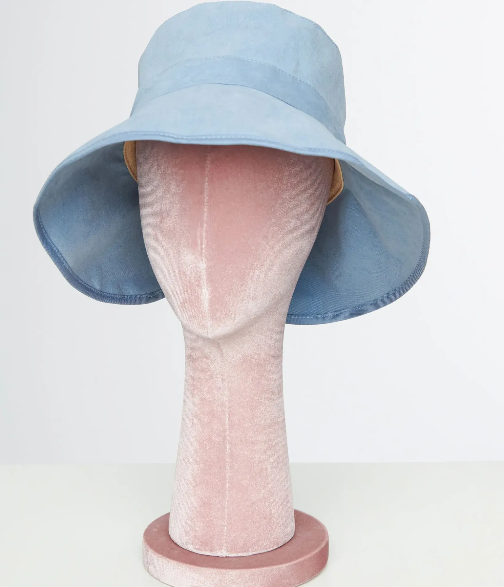 Unique Vintage Summer Vacation>1950s Sky Blue Bow Hat