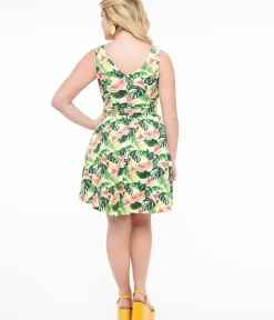 Unique Vintage Fit & Flare|Pocket Dresses><noscript><img width=
